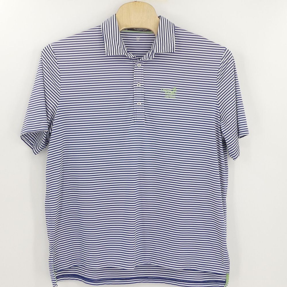 Ralph Lauren‎ RLX Wicking Polo Shirt Blue Desert Willow Golf Resort Men's XXL